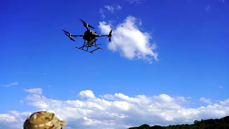 Drone in de lucht